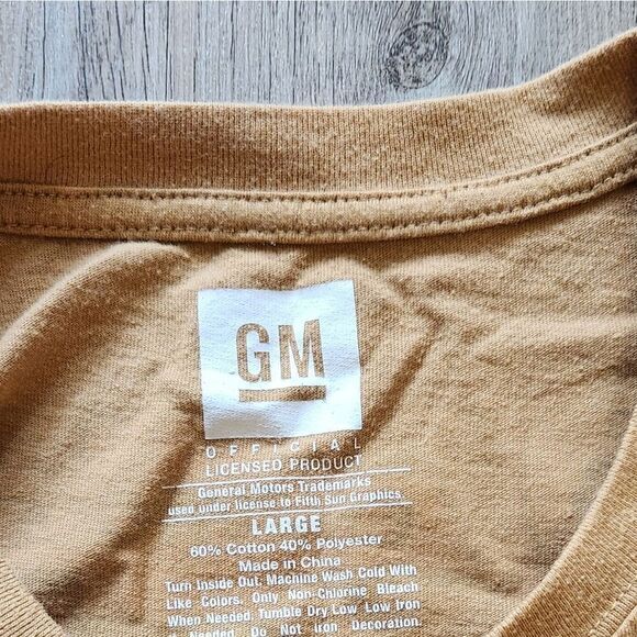 GM Official General Motors Chevrolet Camaro Muscle Car Shirt size Large - Picture 3 of 5